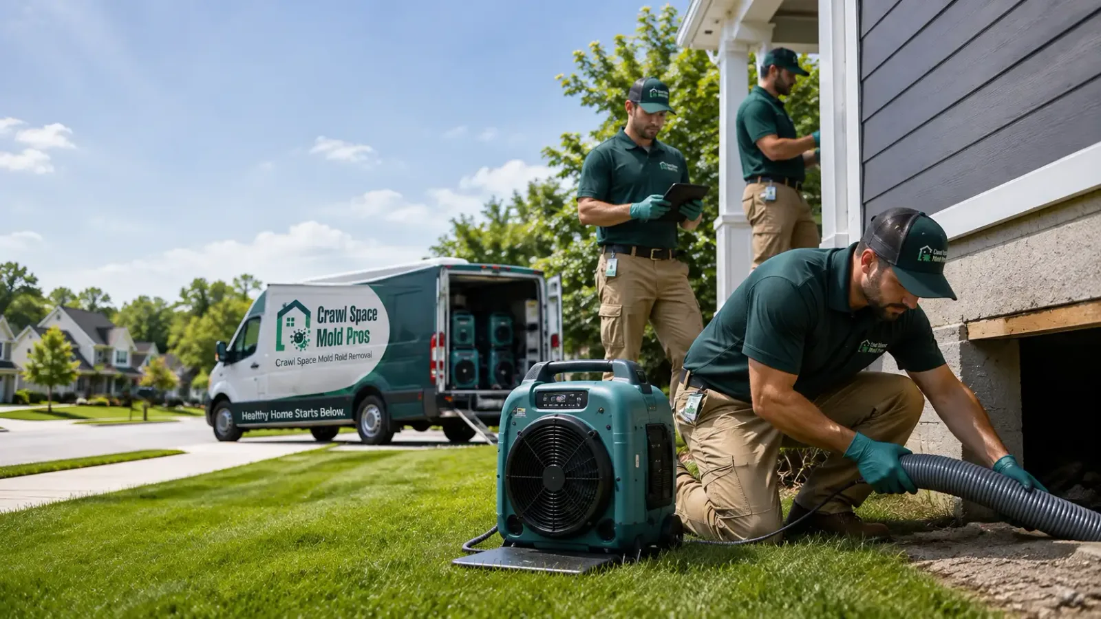 Crawl Space Mold Removal in Claremont, NH